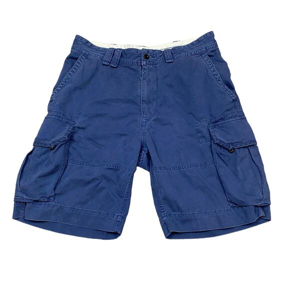 Vintage Polo Ralph Lauren Baggy Cargo Shorts Men's 34x10 Y2K Skater - Picture 1 of 10